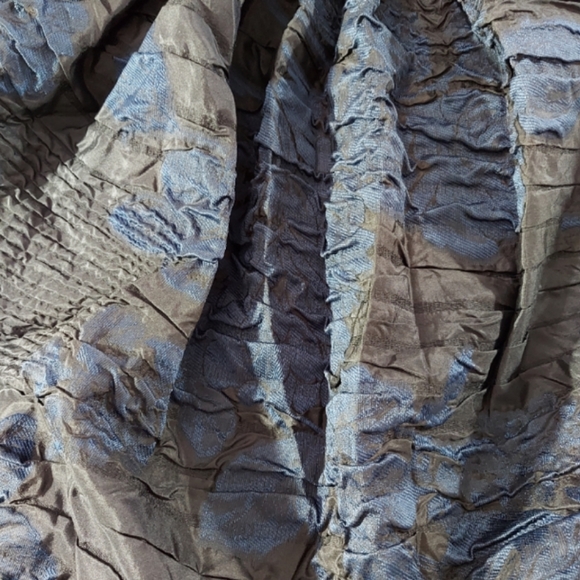 $5,000 OSCAR DE LA RENTA EXCLUSIVE BLACK BLUE SILK RUNWAY DRESS US XS - Picture 11 of 16